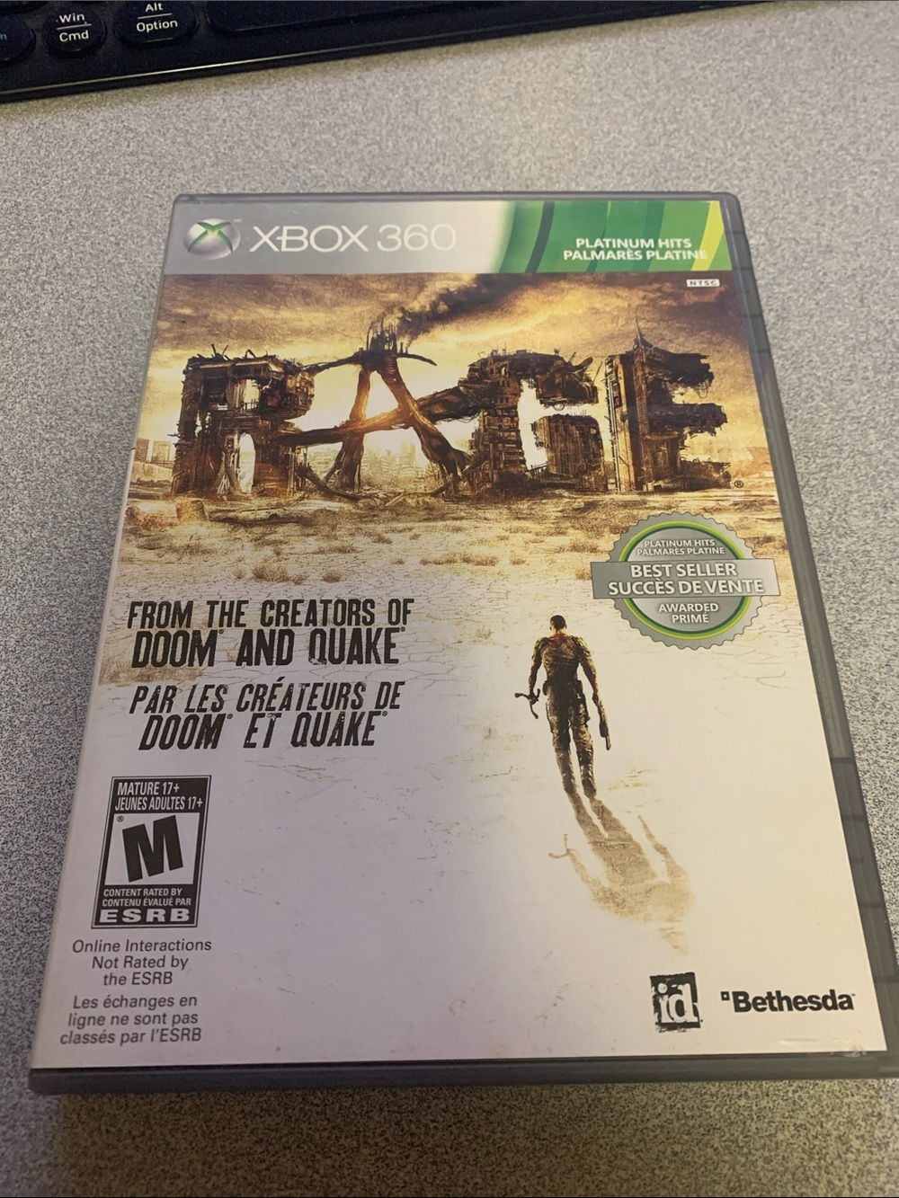 Rage (Platinum Hits) - Microsoft Xbox 360 CIB Complete